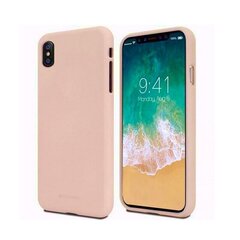 Супер тонкий чехол-крышка с матовой поверхностью Mercury для Apple iPhone 11 Pro Max (6.5"), песочно розовый цена и информация | Чехлы для телефонов | kaup24.ee