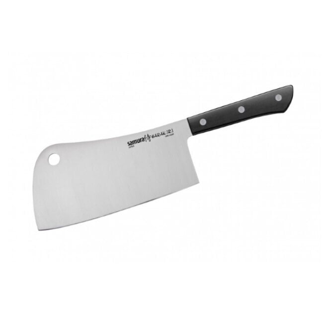 Samura HARAKIRI Universal Kitchen Cleaver 7.1/180mm 59 HRC with Black handle hind ja info | Noad ja tarvikud | kaup24.ee