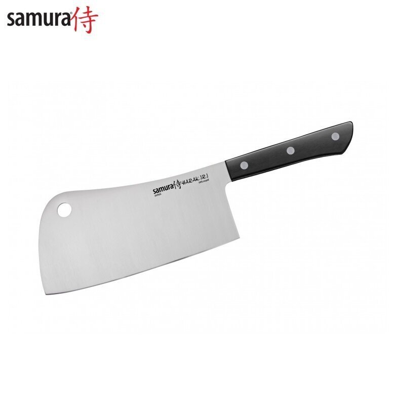 Samura HARAKIRI Universal Kitchen Cleaver 7.1/180mm 59 HRC with Black handle hind ja info | Noad ja tarvikud | kaup24.ee