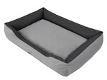 Hobbydog kahepoolne pesa Double Light Grey/Graphite, XL, 84x65 cm