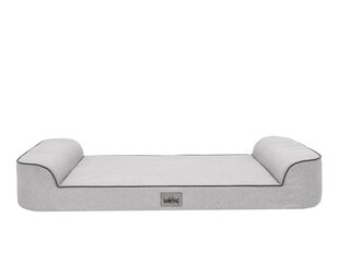 Hobbydog лежак Elegant Light Grey, XL, 100x64 см цена и информация | Лежаки, домики | kaup24.ee