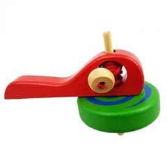 Puidust vurr, punane ja roheline hind ja info | Poiste mänguasjad | kaup24.ee