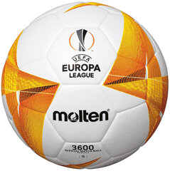 Футбольный мяч MOLTEN F5U3600-G0 UEFA Europa League replica PU 5 size цена и информация | Футбольные мячи | kaup24.ee