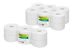 Туалетная бумага Wepa Comfort Jumbo, 2 сл., 380 м, из вторсырья, белая цена и информация | Туалетная бумага, бумажные полотенца | kaup24.ee