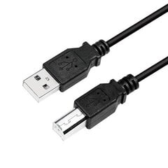 Logilink USB cable USB 2.0 A to B 2x mal цена и информация | Кабели и провода | kaup24.ee