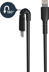 STARTECH 1m USB to Lightning Cable black hind ja info | Mobiiltelefonide kaablid | kaup24.ee