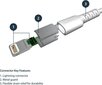 STARTECH 2m USB to Lightning Cable white hind ja info | Mobiiltelefonide kaablid | kaup24.ee