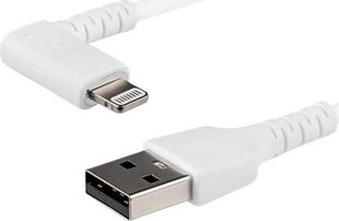 STARTECH Angled Lightning to USB Cable hind ja info | Mobiiltelefonide kaablid | kaup24.ee