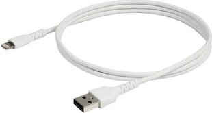 STARTECH 1m USB to Lightning Cable white hind ja info | Mobiiltelefonide kaablid | kaup24.ee