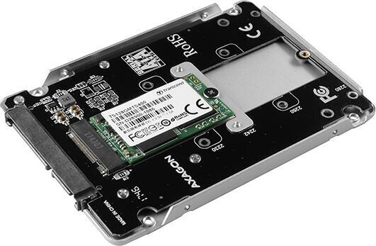 Axagon RSS-M2SD M.2 SATA adapter цена и информация | Komponentide tarvikud | kaup24.ee