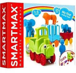 Mагнитный конструктор, поезд с животными SmartMax  цена и информация | Игрушки для малышей | kaup24.ee