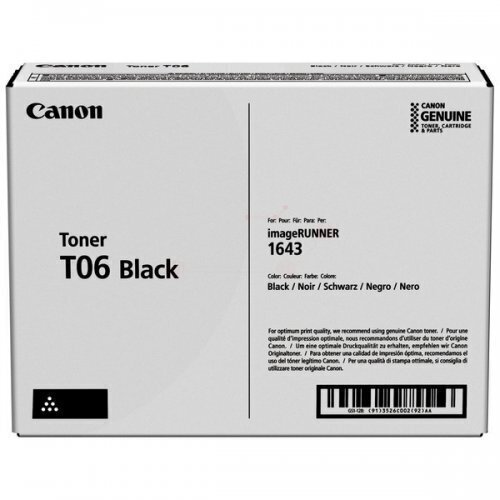 Canon T06 must tooner, 20,500 lehekülge цена и информация | Laserprinteri toonerid | kaup24.ee