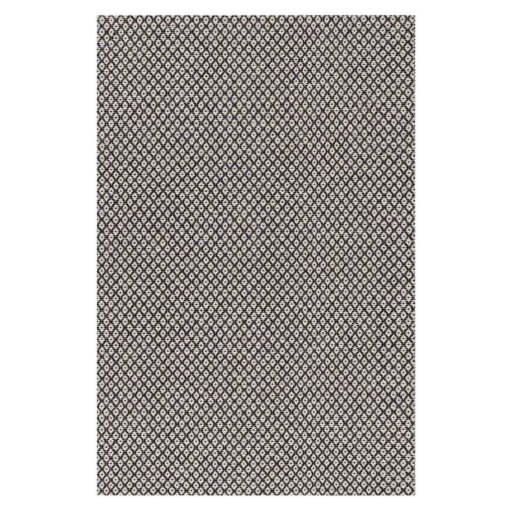 Narma kahepoolne plasticWeave™ plastikvaip Diby, must/kreem, 70 x 150 cm hind ja info | Vaibad | kaup24.ee