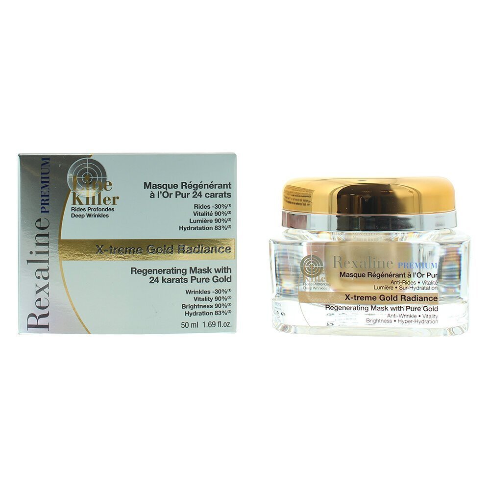 Rexaline Premium Line Killer X-treme Gold Radiance näomask 50 ml hind ja info | Näomaskid, silmamaskid | kaup24.ee