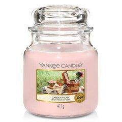 Арома свеча Yankee Candle Garden Picnic, 411 г цена и информация | Подсвечники, свечи | kaup24.ee