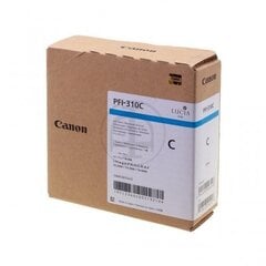 Чернильный картридж CANON PFI-310 CYAN 330ML цена и информация | Картриджи для струйных принтеров | kaup24.ee