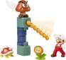 SUPER MARIO mängukomplekt Lava Castle Diorama hind ja info | Poiste mänguasjad | kaup24.ee