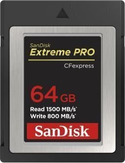 Mälupulk SANDISK Extreme Pro 64GB CFexpress Card hind ja info | Fotoaparaatide mälukaardid | kaup24.ee