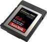 Mälupulk SANDISK Extreme Pro 64GB CFexpress Card hind ja info | Fotoaparaatide mälukaardid | kaup24.ee