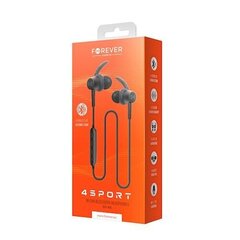 Наушники Forever Bluetooth Forever 4Sport BSH-400 черные цена и информация | Наушники | kaup24.ee