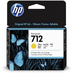 HP 712 29-ml Yellow DesignJet Ink цена и информация | Картриджи для струйных принтеров | kaup24.ee