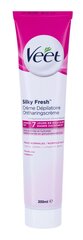 Veet Silky Fresh Normal Skin depileerimiskreem normaalsele nahale 200 ml цена и информация | Средства для депиляции | kaup24.ee