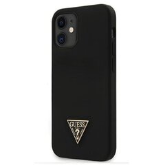 Apple iPhone 12 Mini ümbris Guess Metal Triangle Black hind ja info | Telefoni kaaned, ümbrised | kaup24.ee