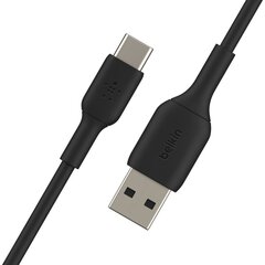 BELKIN PVC C-A 1M BLK цена и информация | Кабели и провода | kaup24.ee