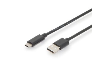 Assmann AK-300148-030-S, USB-C/USB-A,. 3 m hind ja info | Kaablid ja juhtmed | kaup24.ee