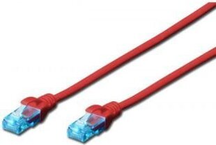 Digitus DK1512010/R, RJ45, 1 m hind ja info | Kaablid ja juhtmed | kaup24.ee