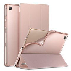 INFILAND Тонкий чехол для планшета с силиконовой задней частью Samsung Galaxy Tab A7 10.4 2020 T500 / T505 Розовый цена и информация | Чехлы для планшетов и электронных книг | kaup24.ee