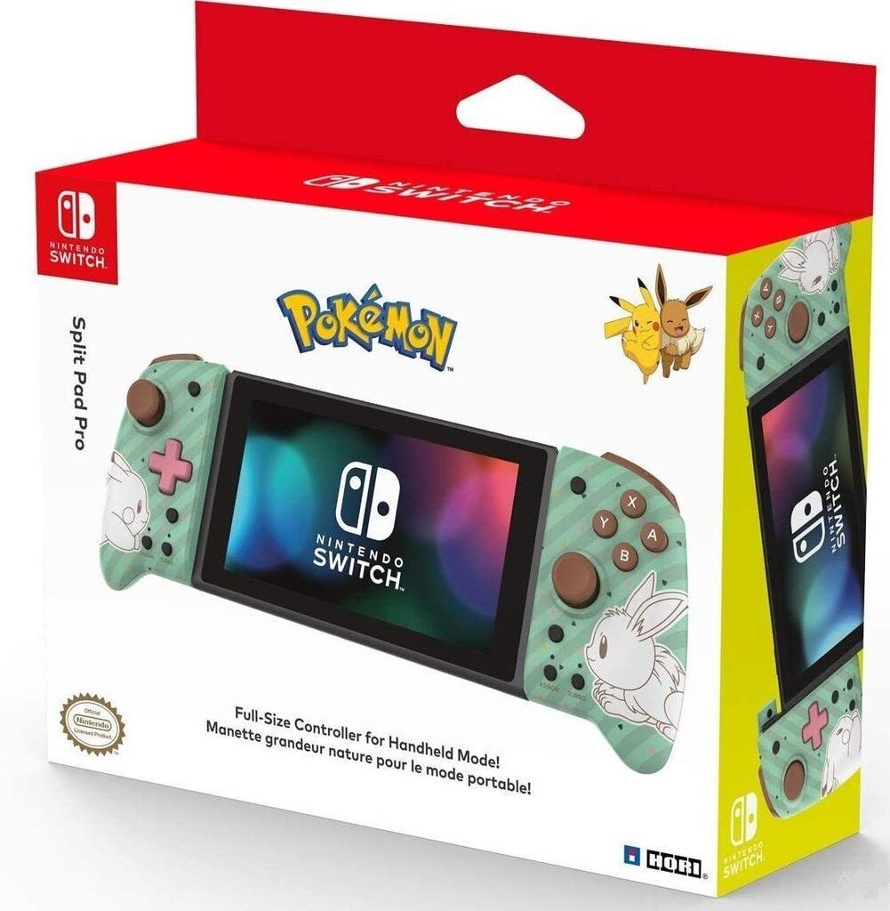 Nintendo Switch juhtpult HORI Split Pad Pro Pikachu and Eevee hind ja info | Mängupuldid | kaup24.ee