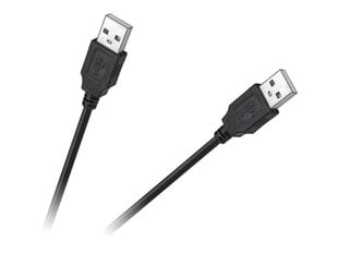 Cabletech AM-AM USB Cable 1.5m Black hind ja info | Mobiiltelefonide kaablid | kaup24.ee
