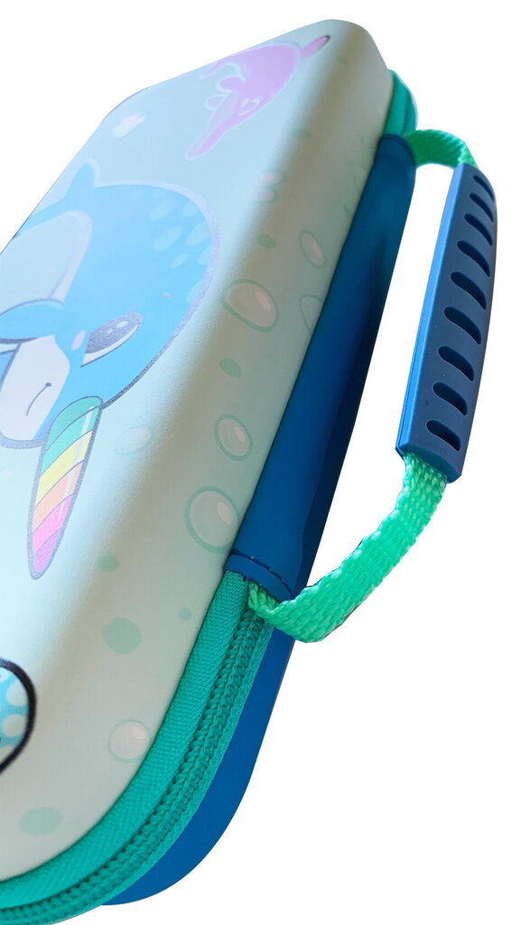 Narwhal Case Aqua / Blue Switch Lite Case цена и информация | Mängukonsoolide lisatarvikud | kaup24.ee