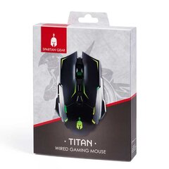 Juhtmega mängurihiir Spartan Gear - Titan цена и информация | Мыши | kaup24.ee