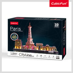 3D pusle CubicFun Paris цена и информация | Пазлы | kaup24.ee