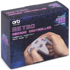 ORB Retro Arcade Controller incl. Over 200 8-Bit Games цена и информация | Игровые приставки | kaup24.ee