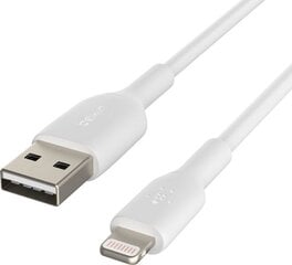 USB Belkin USB-A - Lightning 2 м (CAA001bt2MWH) цена и информация | Кабели для телефонов | kaup24.ee