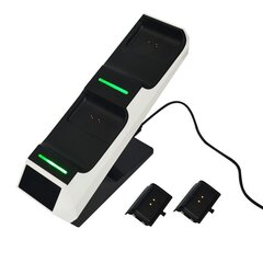 Numskull Controller Twin Charging Dock with Batteries - Black/White (Xbox Series) hind ja info | Mängupuldid | kaup24.ee