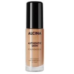 <table>Alcina Authentic Skin Foundation - Highly opaque makeup 28.5 ml  Ultralight #E0BDA7</table> цена и информация | Пудры, базы под макияж | kaup24.ee