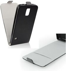 Вертикально открывающийся чехол Forcell Flexi Slim Flip для Sony Xperia J (ST26i), Черный цена и информация | Чехлы для телефонов | kaup24.ee