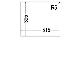 Valamu Teka Square 2B 560TG must hind ja info | Köögivalamud | kaup24.ee