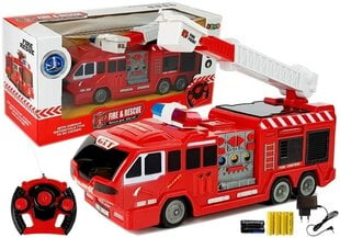 Kaugjuhtimisega tuletõrjeauto, 28 cm hind ja info | Poiste mänguasjad | kaup24.ee