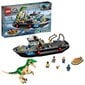 76942 LEGO® Jurassic World Baryonyxi dinosauruste põgenemine paadiga hind ja info | Klotsid ja konstruktorid | kaup24.ee