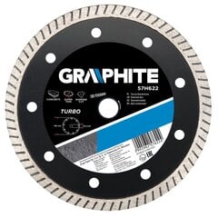 Алмазный пильный диск Graphite, 230 х 22.2 мм  цена и информация | Шлифовальные машины | kaup24.ee