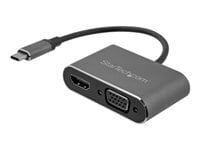 STARTECH USB-C to VGA and HDMI Adapter hind ja info | USB jagajad, adapterid | kaup24.ee