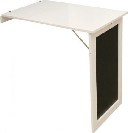 Transformeeruv laud Intesi Ezio, valge / must hind ja info | Arvutilauad, kirjutuslauad | kaup24.ee
