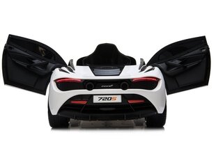 Одноместный детский электромобиль McLaren 720S, белый цена и информация | Электромобили для детей | kaup24.ee