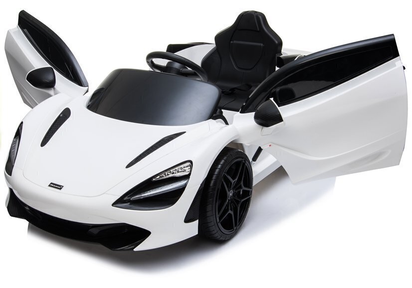 Ühekohaline laste elektriauto McLaren 720S, valge цена и информация | Laste elektriautod | kaup24.ee