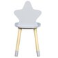 Lastetool Grey Star, 28x54 cm, valge hind ja info | Laste lauad ja toolid | kaup24.ee